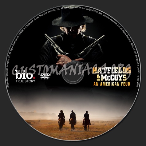 Hatfields & McCoys an American Feud dvd label
