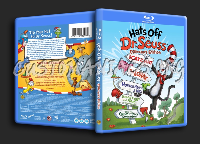 Hats Off To Dr Seuss Collector's Edition blu-ray cover