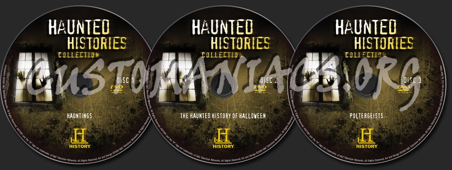 Haunted Histories Collection Volume 1 dvd label