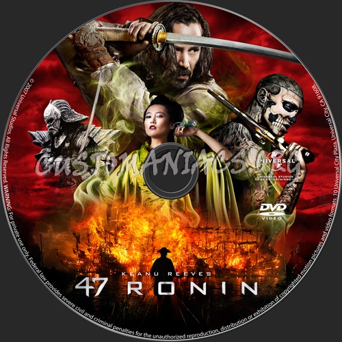 47 Ronin dvd label