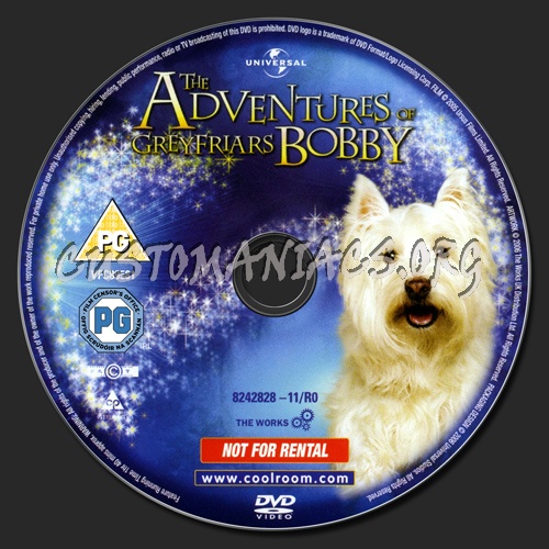 The Adventures Of Greyfriars Bobby dvd label