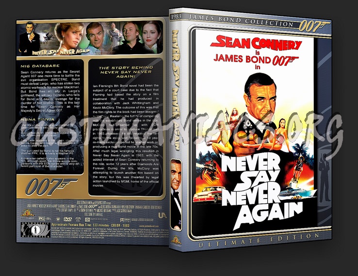 Never Say Never Again dvd cover