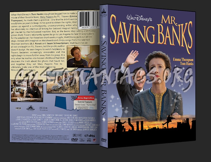 Saving Mr. Banks dvd cover
