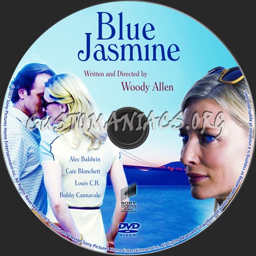 Blue Jasmine dvd label
