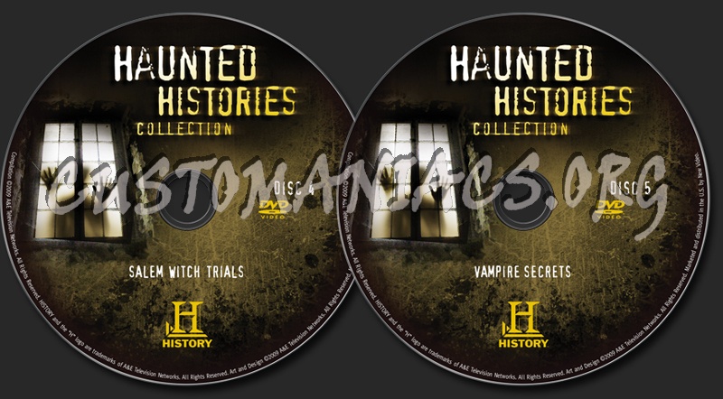 Haunted Histories Collection Volume 2 dvd label