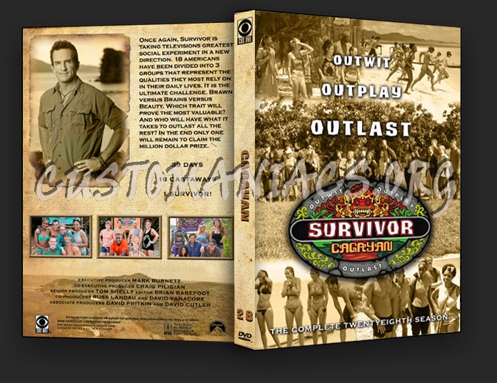 Survivor Cagayan - Season 28 dvd cover