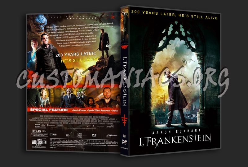 I, Frankenstein dvd cover