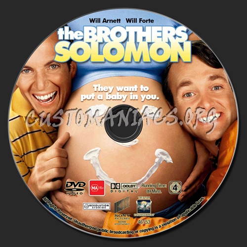 The Brothers Solomon dvd label
