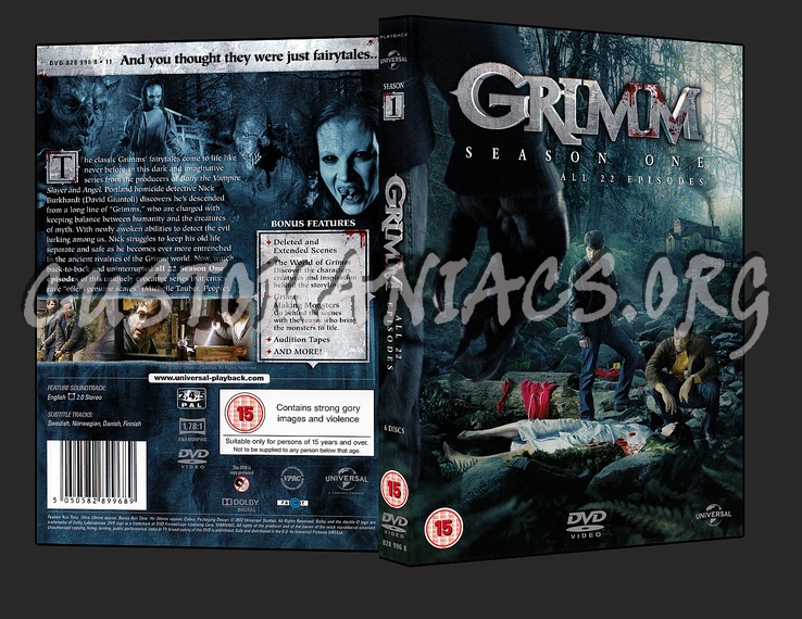 Grimm Season One dvd cover