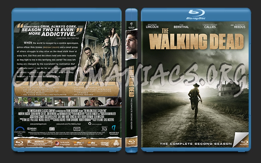 The Walking Dead Season Two blu-ray cover