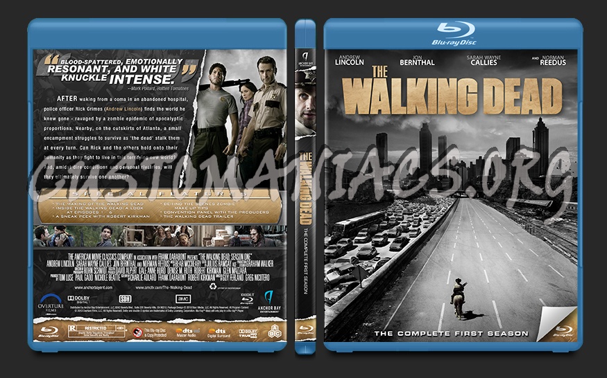 The Walking Dead Season One blu-ray cover