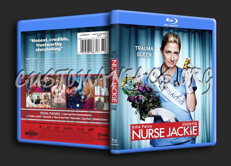 Nurse Jackie Season 5 blu-ray cover