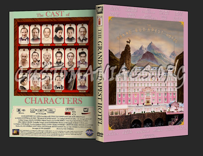 The Grand Budapest Hotel dvd cover