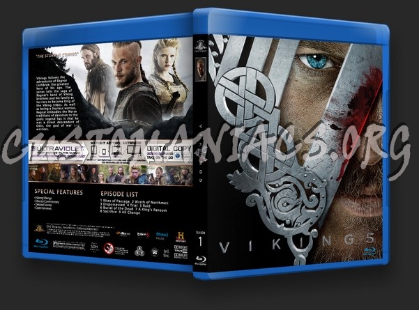 Vikings Season 1 blu-ray cover