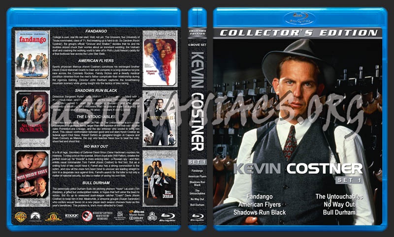 Kevin Costner Collection - Set 1 blu-ray cover