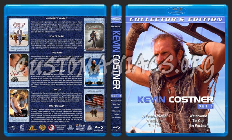 Kevin Costner Collection - Set 3 blu-ray cover