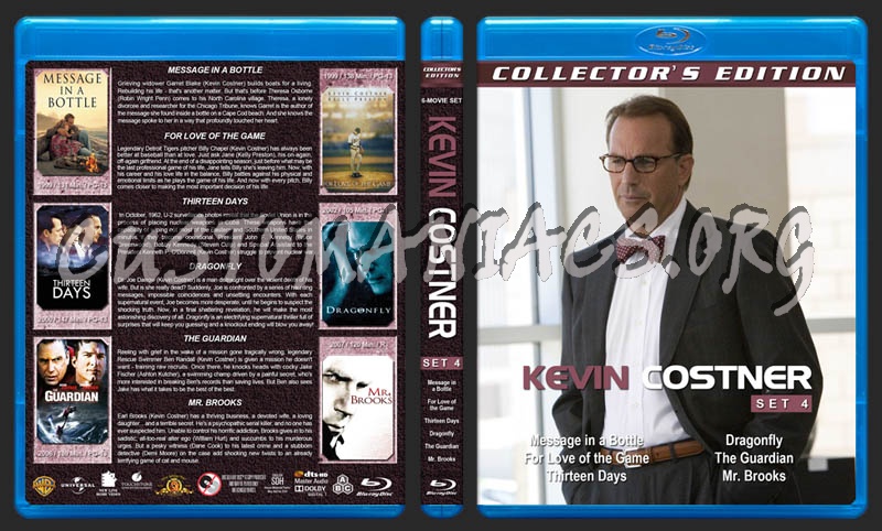 Kevin Costner Collection - Set 4 blu-ray cover