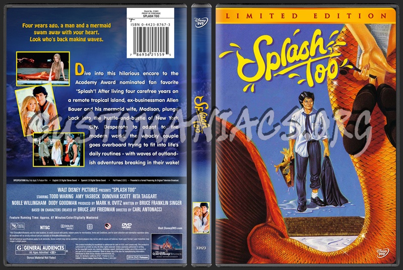 Splash Too dvd cover