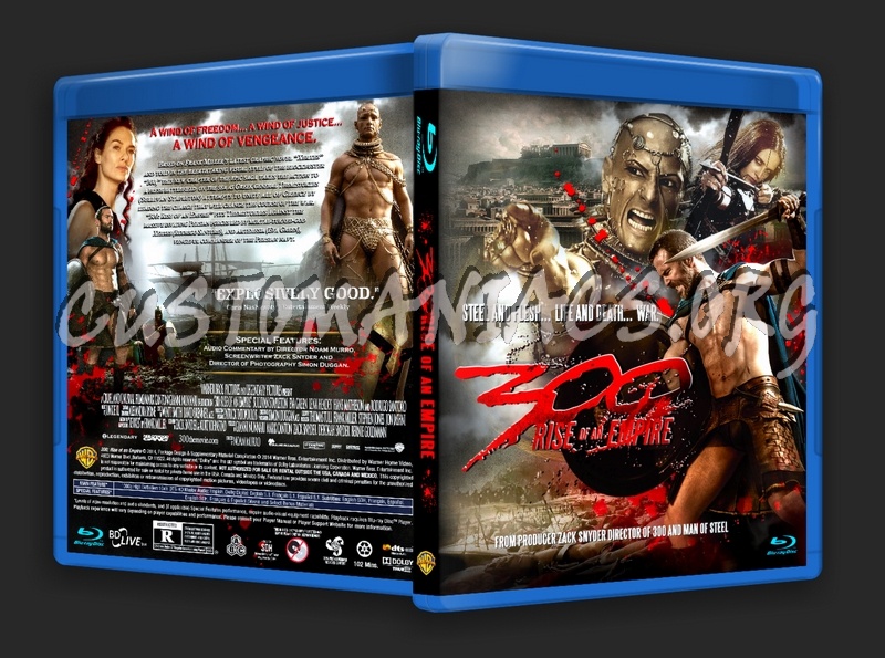 300: Rise of an Empire (2014) blu-ray cover