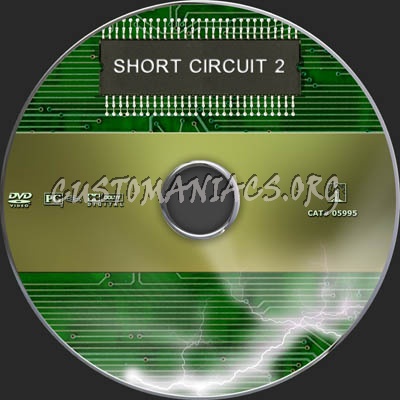 Short Circuit 1 & 2 dvd label