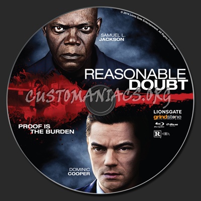 Reasonable Doubt (2014) blu-ray label