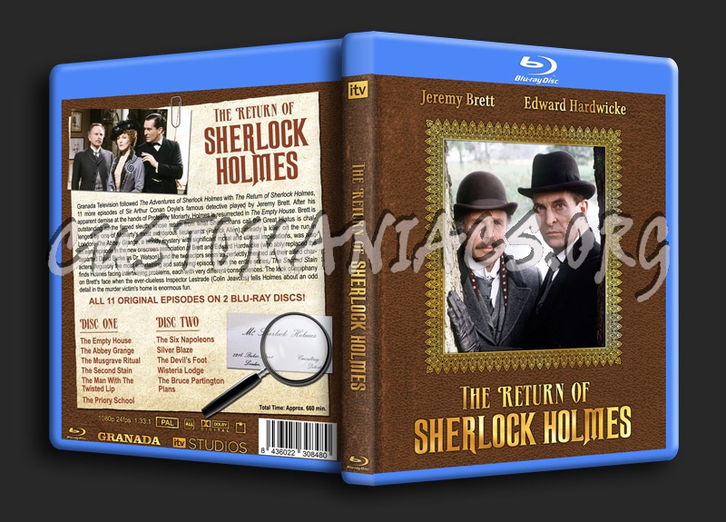 ITV/Granada Sherlock Holmes Blu-ray Set blu-ray cover