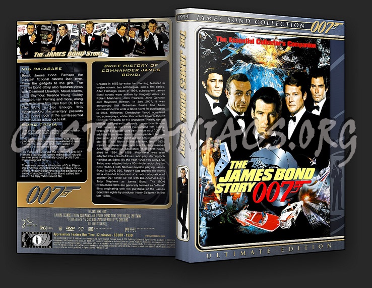 The James Bond Story dvd cover