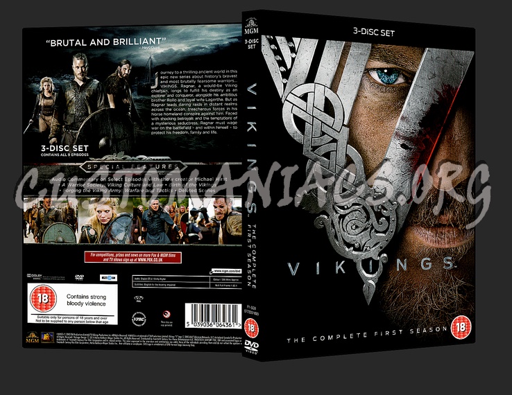 Vikings Season 1 (2014) dvd cover