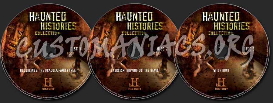Haunted Histories Collection Volume 5 dvd label