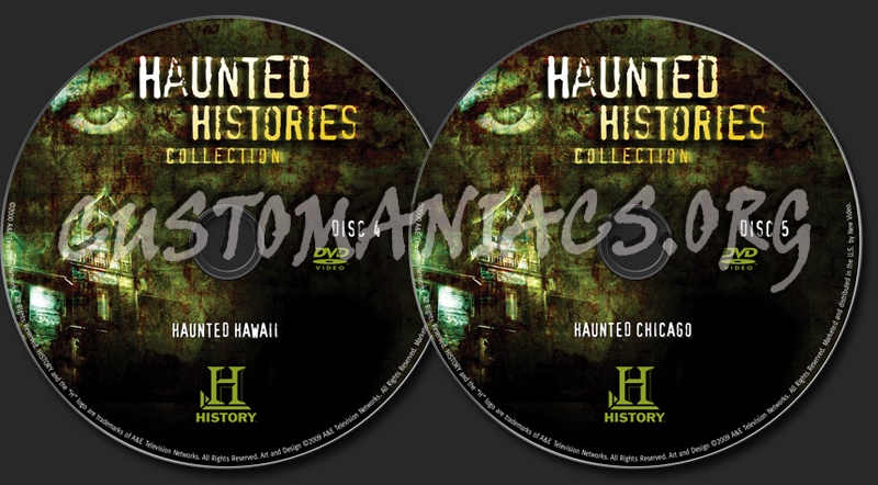Haunted Histories Collection Volume 8 dvd label