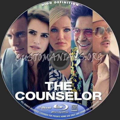 The Counselor blu-ray label