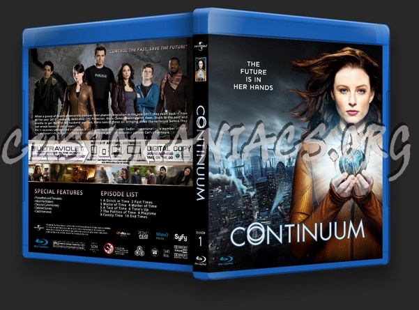 Continuum Season 1 blu-ray cover
