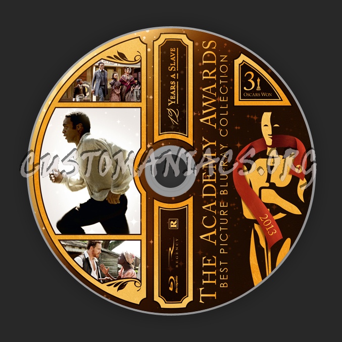 12 Years a Slave - 2013 - Academy Awards Collection blu-ray label