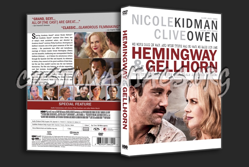 Hemingway & Gellhorn dvd cover