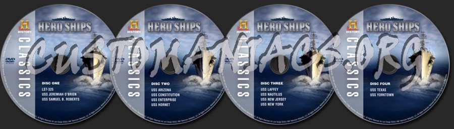 Hero Ships dvd label