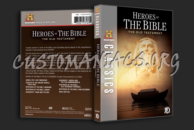 Heroes of the Bible The Old Testament dvd cover