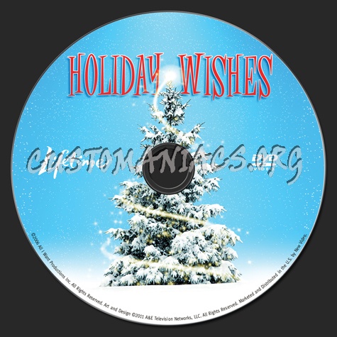 Holiday Wishes dvd label
