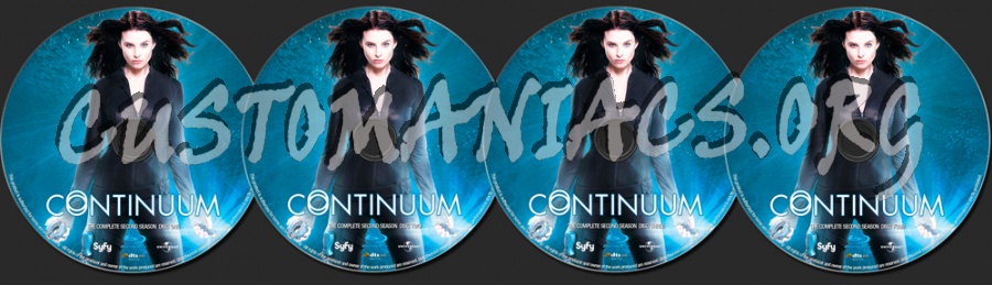 Continuum Season 2 blu-ray label