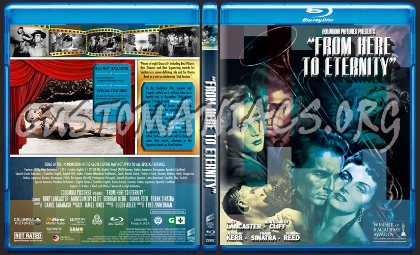 From Here To Eternity blu-ray cover