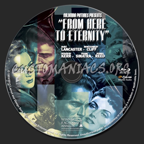 From Here To Eternity blu-ray label