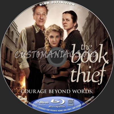 The Book Thief blu-ray label
