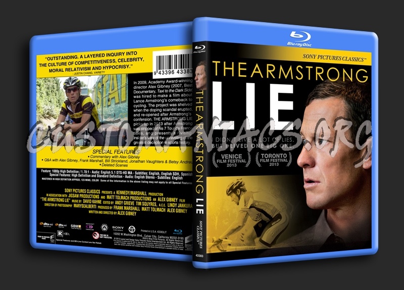 The Armstrong Lie blu-ray cover