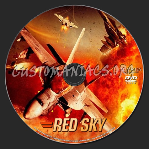 Red Sky dvd label