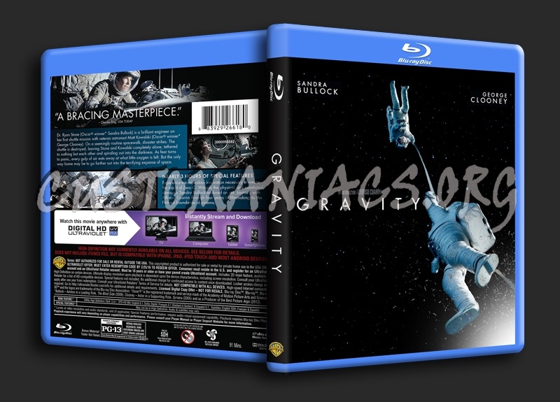 Gravity blu-ray cover