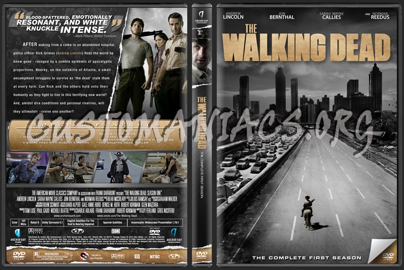 The Walking Dead Season One dvd cover