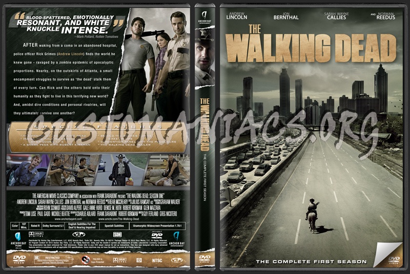 The Walking Dead Season One dvd cover