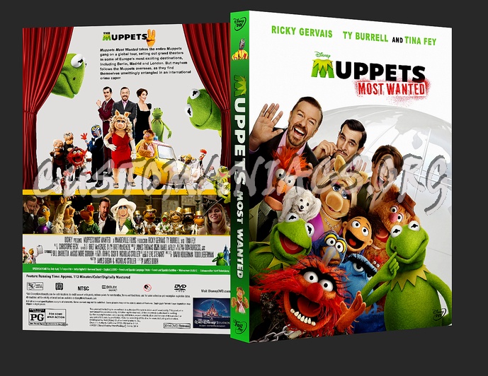 Muppets Most Wanted dvd cover