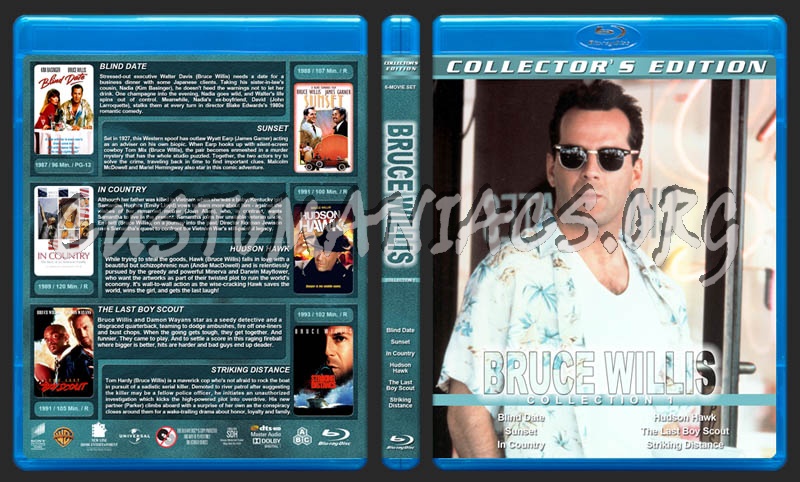 Bruce Willis Collection 1 blu-ray cover
