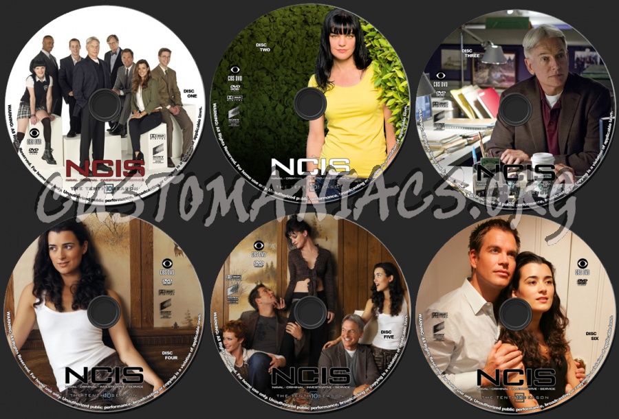 NCIS - Season 10 dvd label