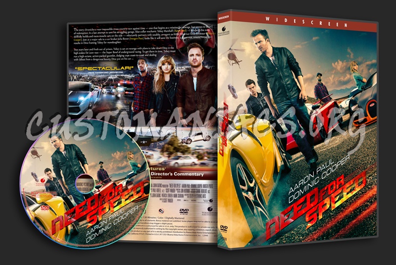 Need for Speed dvd cover